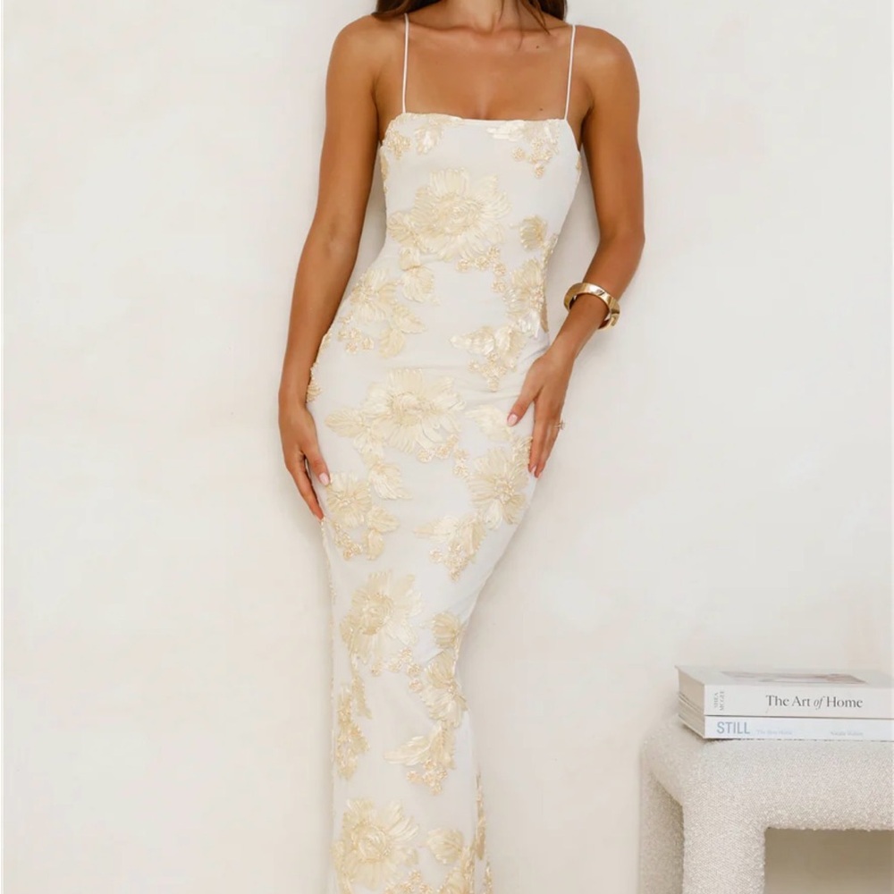 Hello Molly Yellow Maxi Dress XS